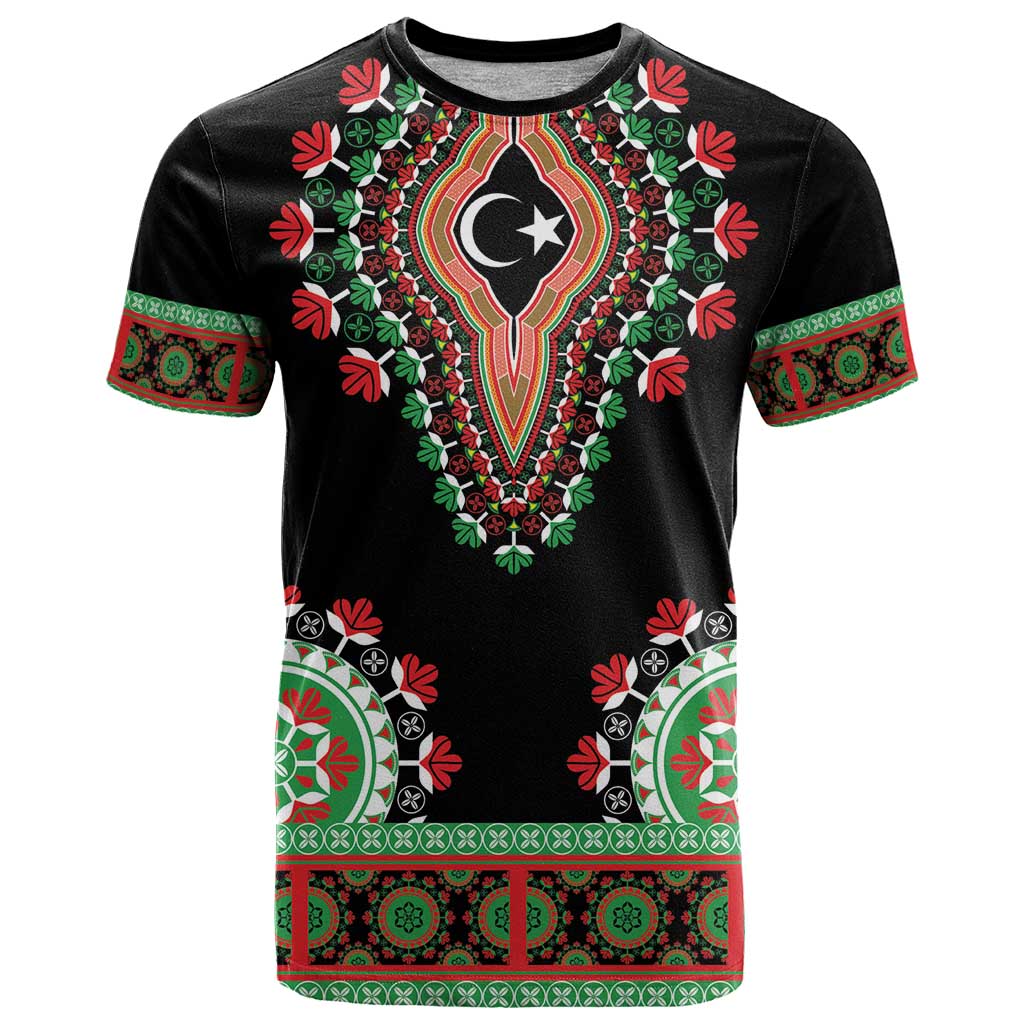 Libya Barbary Lion T-Shirt Dashiki Simple Style Graphic Tee