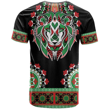 Libya Barbary Lion T-Shirt Dashiki Simple Style Graphic Tee