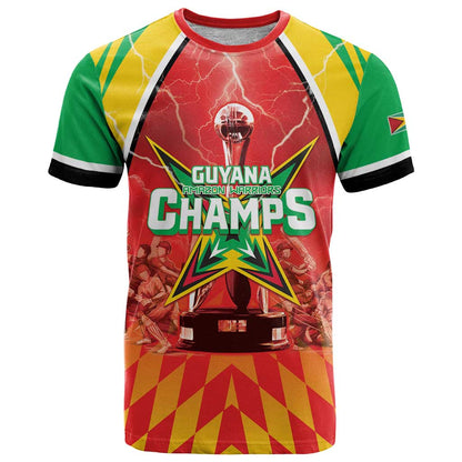 Custom Guyana Cricket T-Shirt Amazon Warriors Glorious Victory Graphic Tee