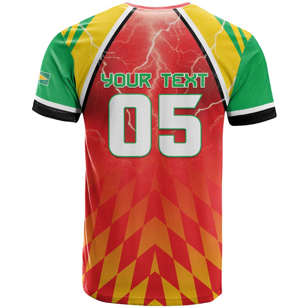 Custom Guyana Cricket T-Shirt Amazon Warriors Glorious Victory Graphic Tee