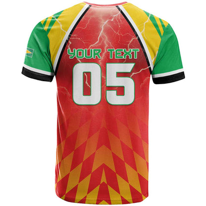 Custom Guyana Cricket T-Shirt Amazon Warriors Glorious Victory Graphic Tee