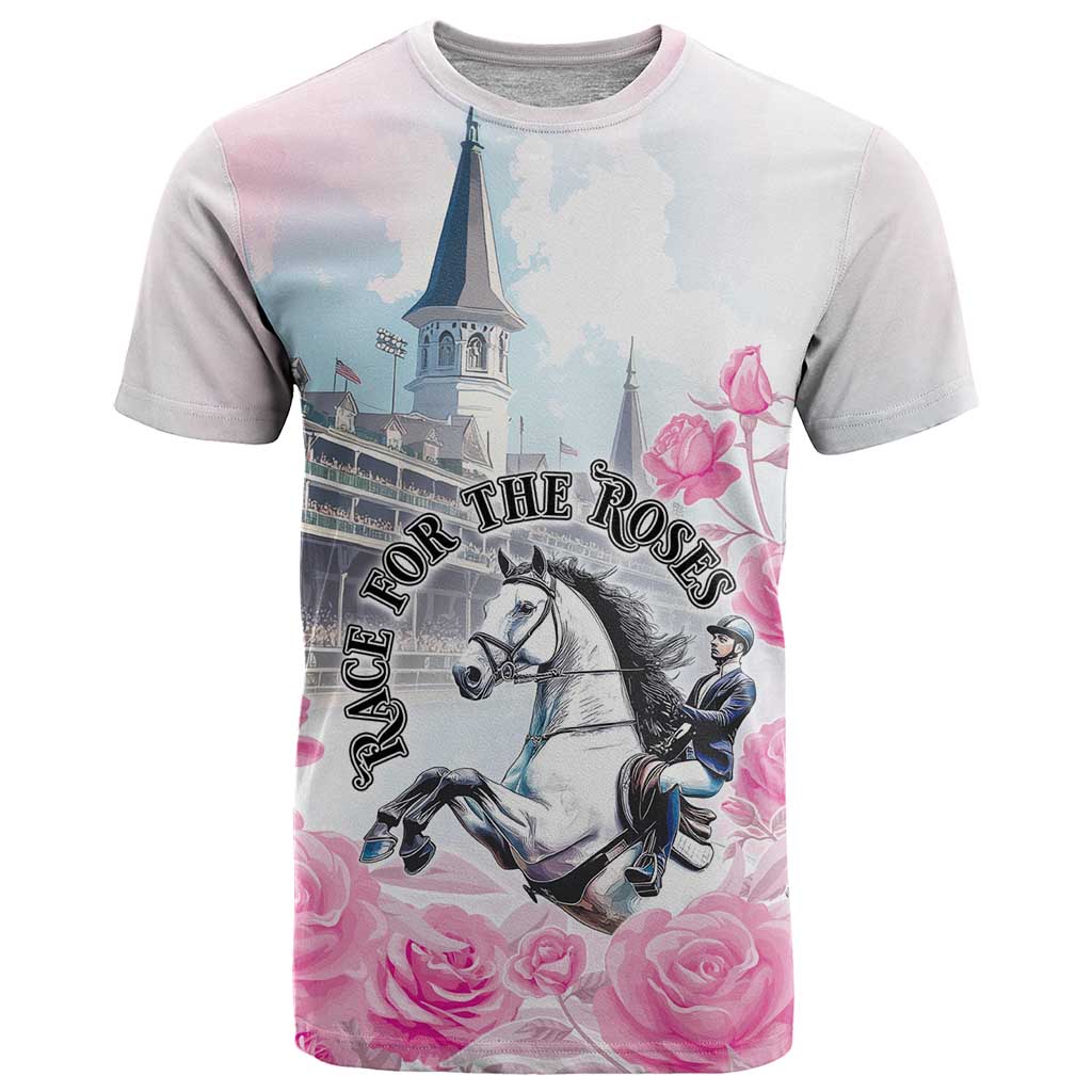 Kentucky Horse Race T-Shirt Race For The Roses Churchill Downs Graphic Tee