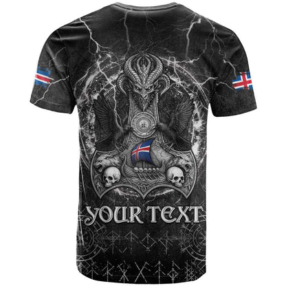 Personalized Iceland Viking T-Shirt Odin's Raven Legacy Graphic Tee