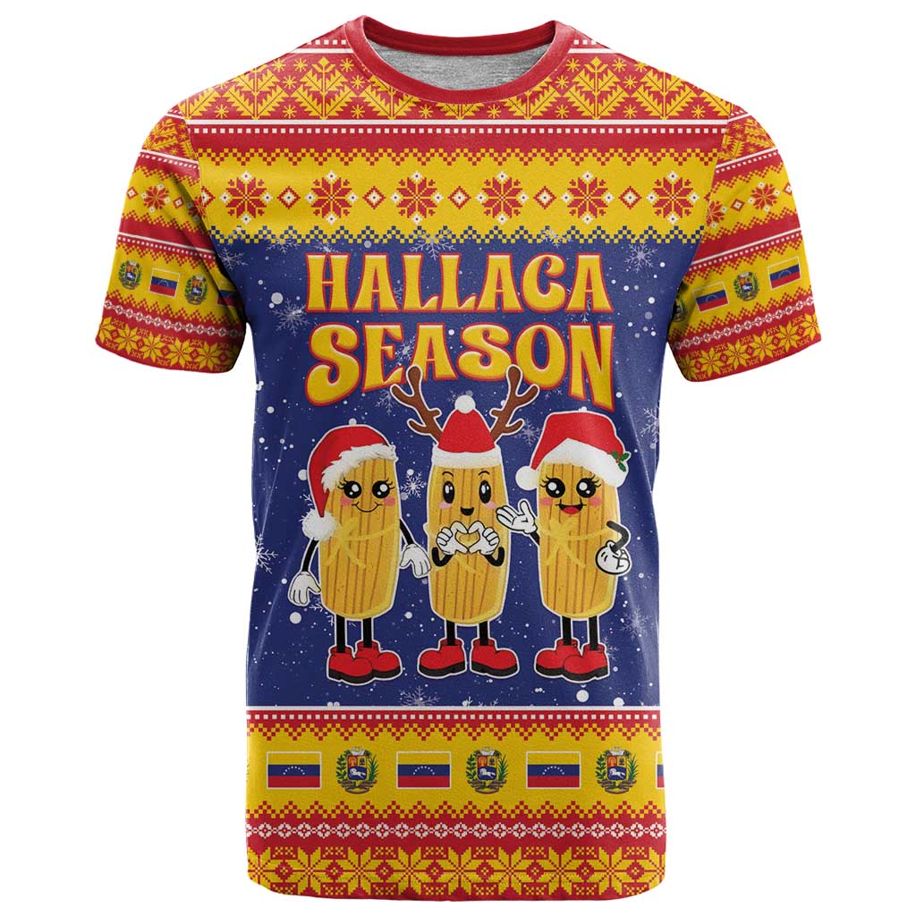 Venezuela Christmas T-Shirt Hallaca Season Graphic Tee