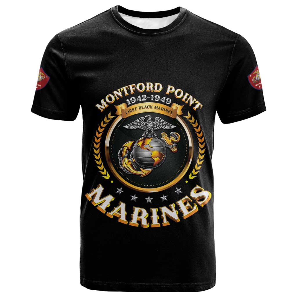 Montford Point Marines Legacy T-Shirt Honoring The Legend Graphic Tee