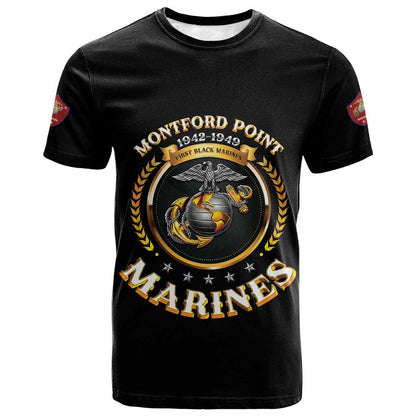 Montford Point Marines Legacy T-Shirt Honoring The Legend Graphic Tee