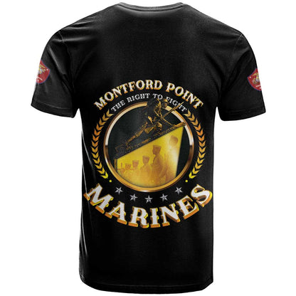 Montford Point Marines Legacy T-Shirt Honoring The Legend Graphic Tee