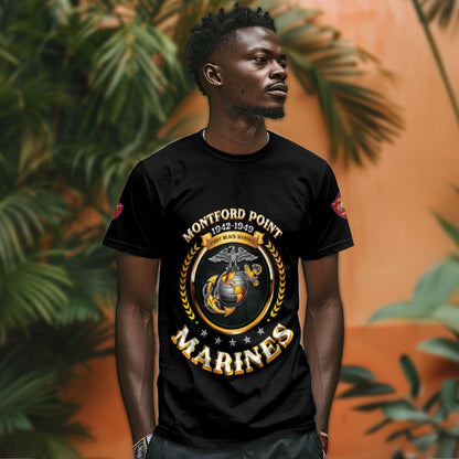 Montford Point Marines Legacy T-Shirt Honoring The Legend Graphic Tee