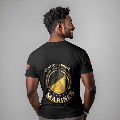 Montford Point Marines Legacy T-Shirt Honoring The Legend Graphic Tee