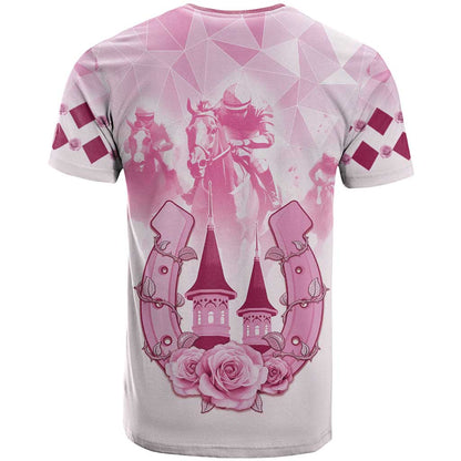 Kentucky Horse Racing T-Shirt 151st Anniversary Pink Version Graphic Tee