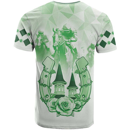 Kentucky Horse Racing T-Shirt 151st Anniversary Green Version Graphic Tee