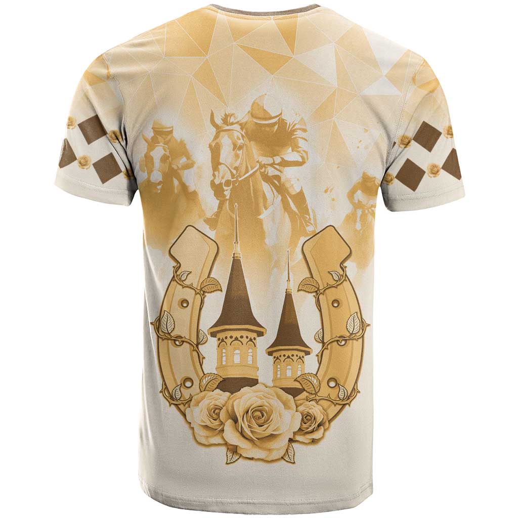 Kentucky Horse Racing T-Shirt 151st Anniversary Beige Version Graphic Tee