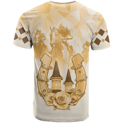 Kentucky Horse Racing T-Shirt 151st Anniversary Beige Version Graphic Tee
