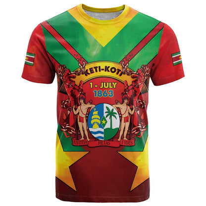 Suriname Emancipation Day T-Shirt Wan Switi Keti Koti Graphic Tee