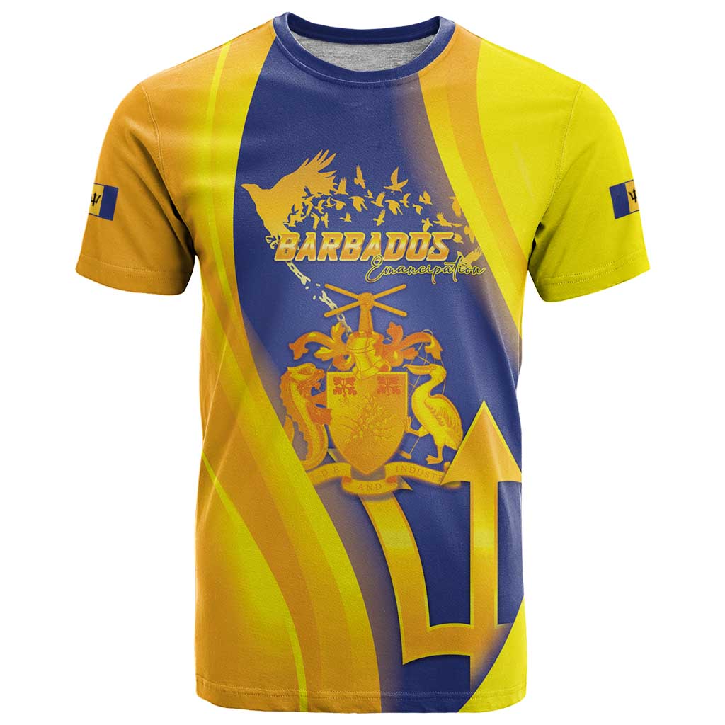 Barbados Emancipation Day T-Shirt Freedom And Unity Graphic Tee