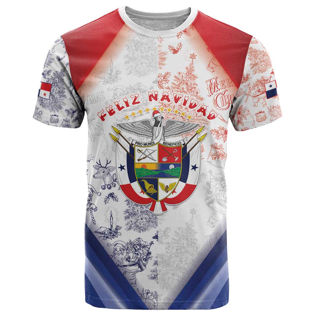 Panama Christmas T-Shirt Coat Of Arms Santa Harpy Graphic Tee