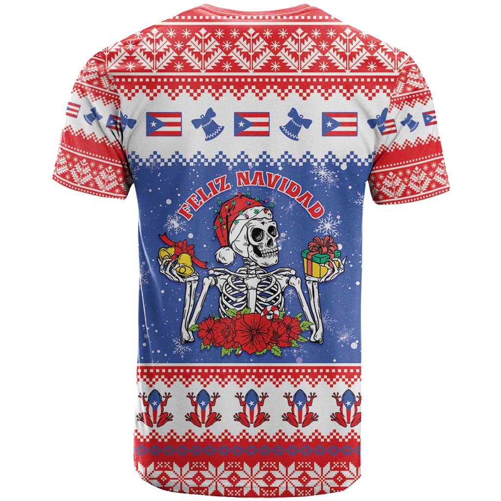 Puerto Rico Christmas T-Shirt Boricua Till The Bone Graphic Tee