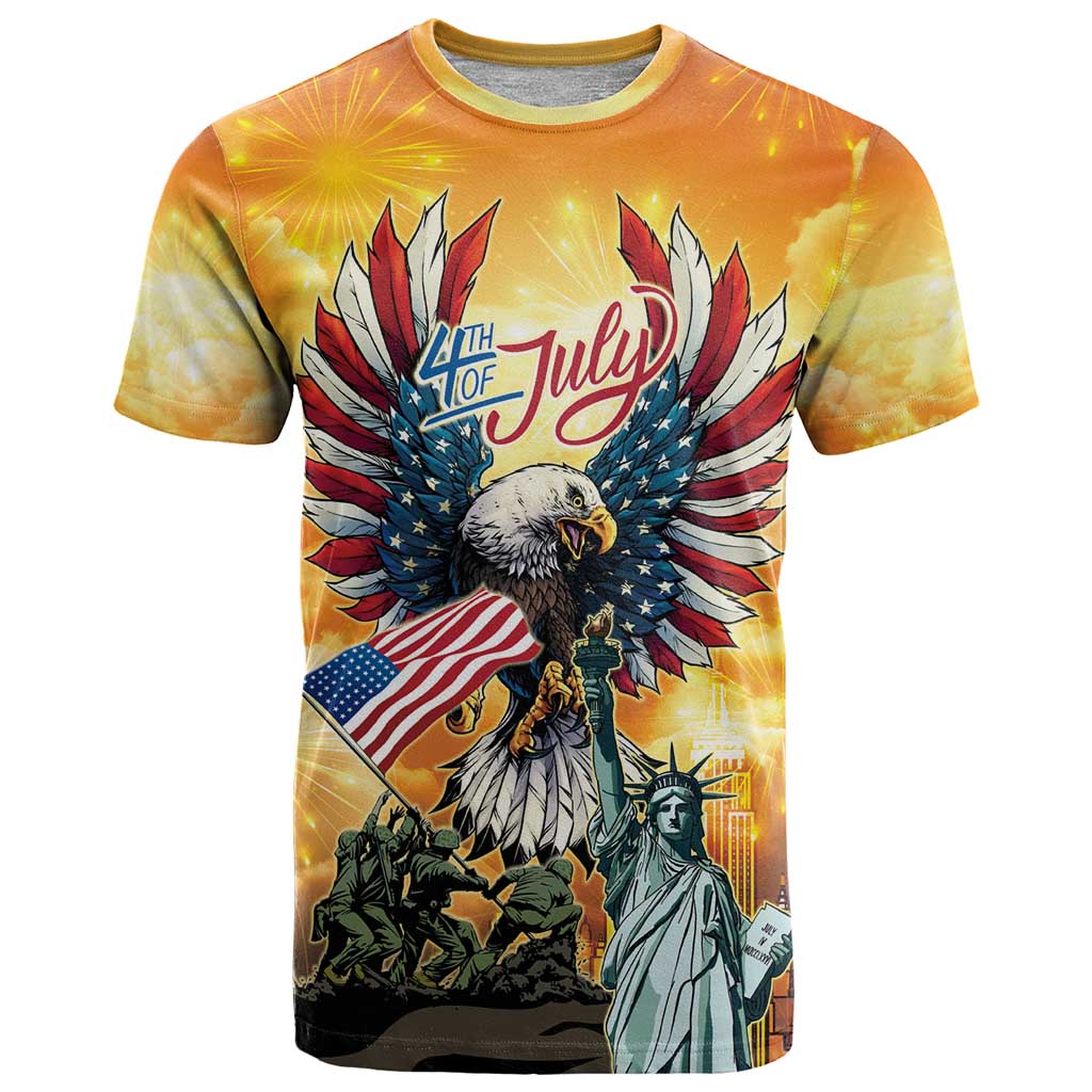 United States Fourth Of July T-Shirt Happy Independence Day Graphic Tee
