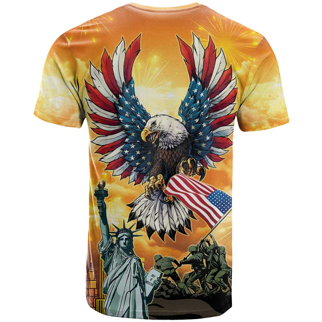 United States Fourth Of July T-Shirt Happy Independence Day Graphic Tee