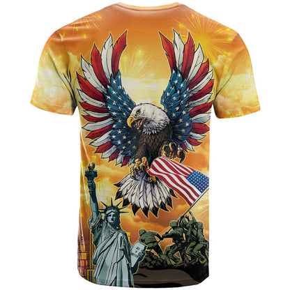 United States Fourth Of July T-Shirt Happy Independence Day Graphic Tee