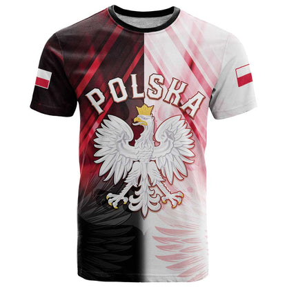 Personalized Poland Crowned Eagle T-Shirt Special Style Graphic Tee