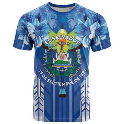 Viva El Salvador T-Shirt Happy Independence Day Graphic Tee