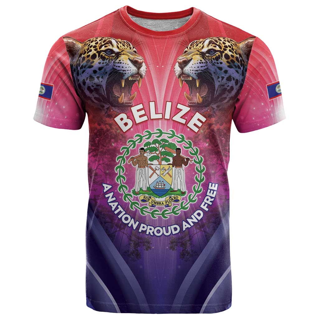 Belize 44th Independence Anniversary T-Shirt Stronger Together Rising Forever Graphic Tee