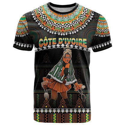 Ivory Coast Festival Of Masks T-Shirt Traditional Zaouli Dance Graphic Tee