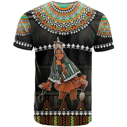 Ivory Coast Festival Of Masks T-Shirt Traditional Zaouli Dance Graphic Tee