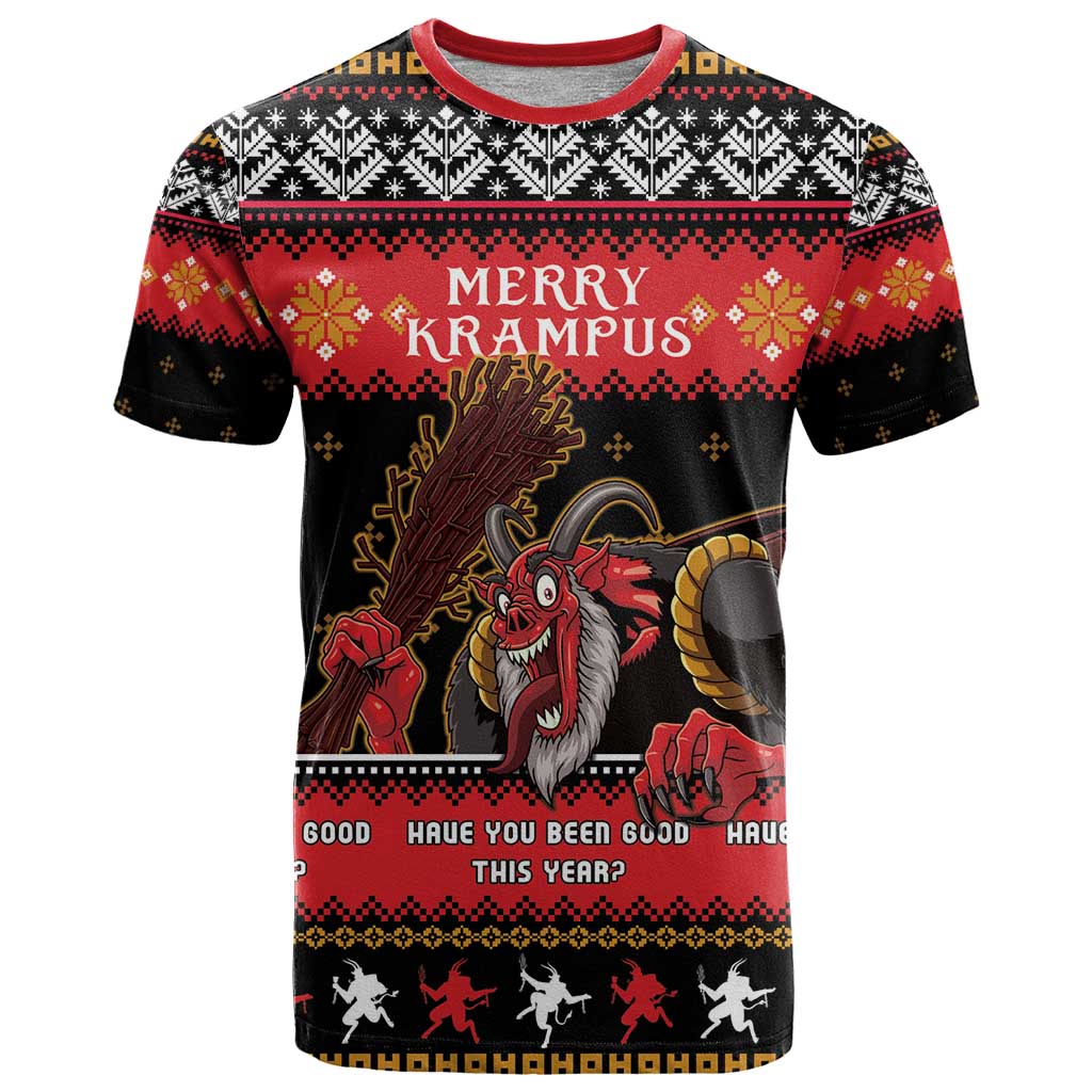 Merry Christmas Krampus T-Shirt Have You Been Good This Year Graphic Tee