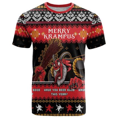 Merry Christmas Krampus T-Shirt Have You Been Good This Year Graphic Tee