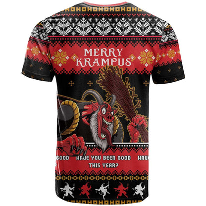 Merry Christmas Krampus T-Shirt Have You Been Good This Year Graphic Tee