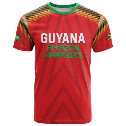 Custom Guyana Cricket T-Shirt Go Amazon Warriors Graphic Tee