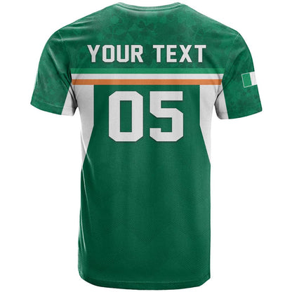 Custom Ireland Rugby T-Shirt Old Retro Style Graphic Tee