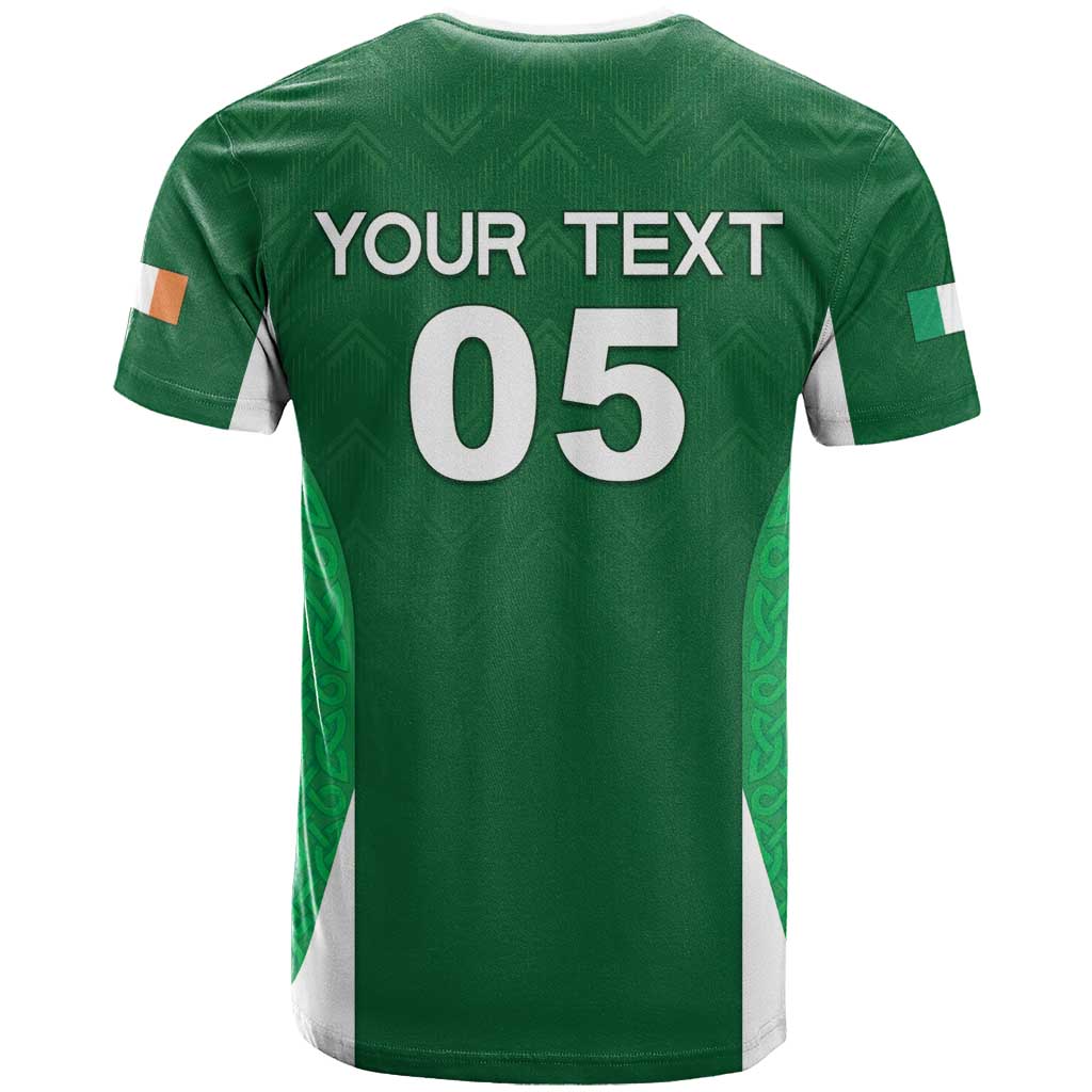 Custom Ireland Rugby T-Shirt Irish Celtic Shamrock Graphic Tee