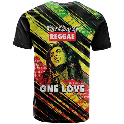 Reggae Legend T-Shirt Love The Life You Live Live The Life You Love Graphic Tee