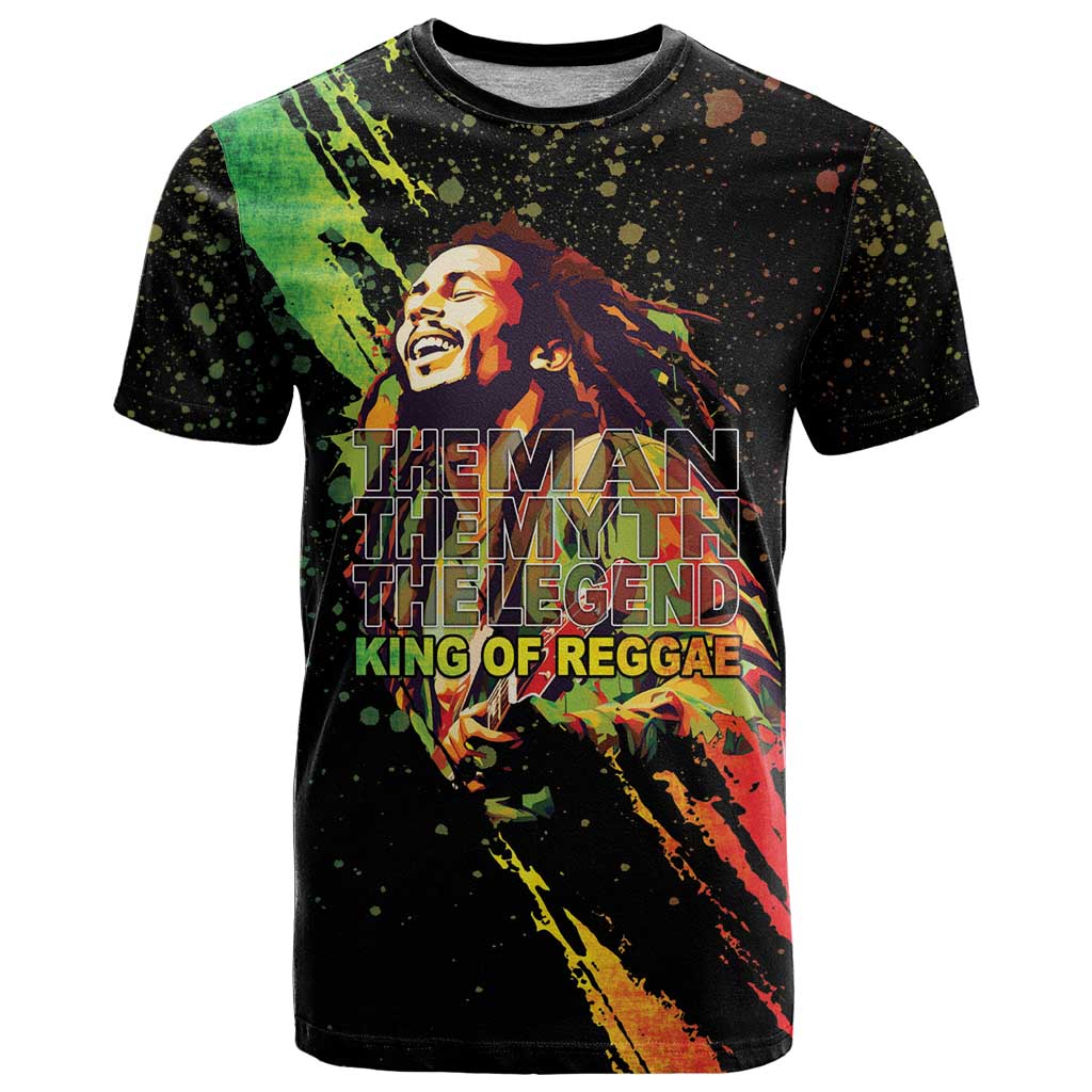 Legend Bob T-Shirt One Love Heart Destiny Graphic Tee