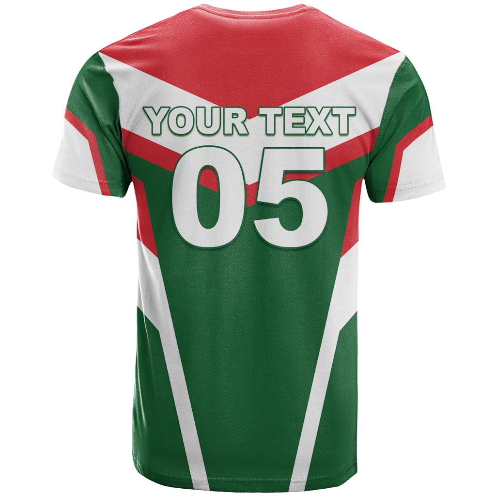 Custom Lebanon Rugby T-Shirt Go Champions Graphic Tee