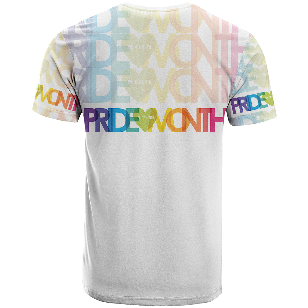 Happy Pride Month T-Shirt White Vibe Graphic Tee