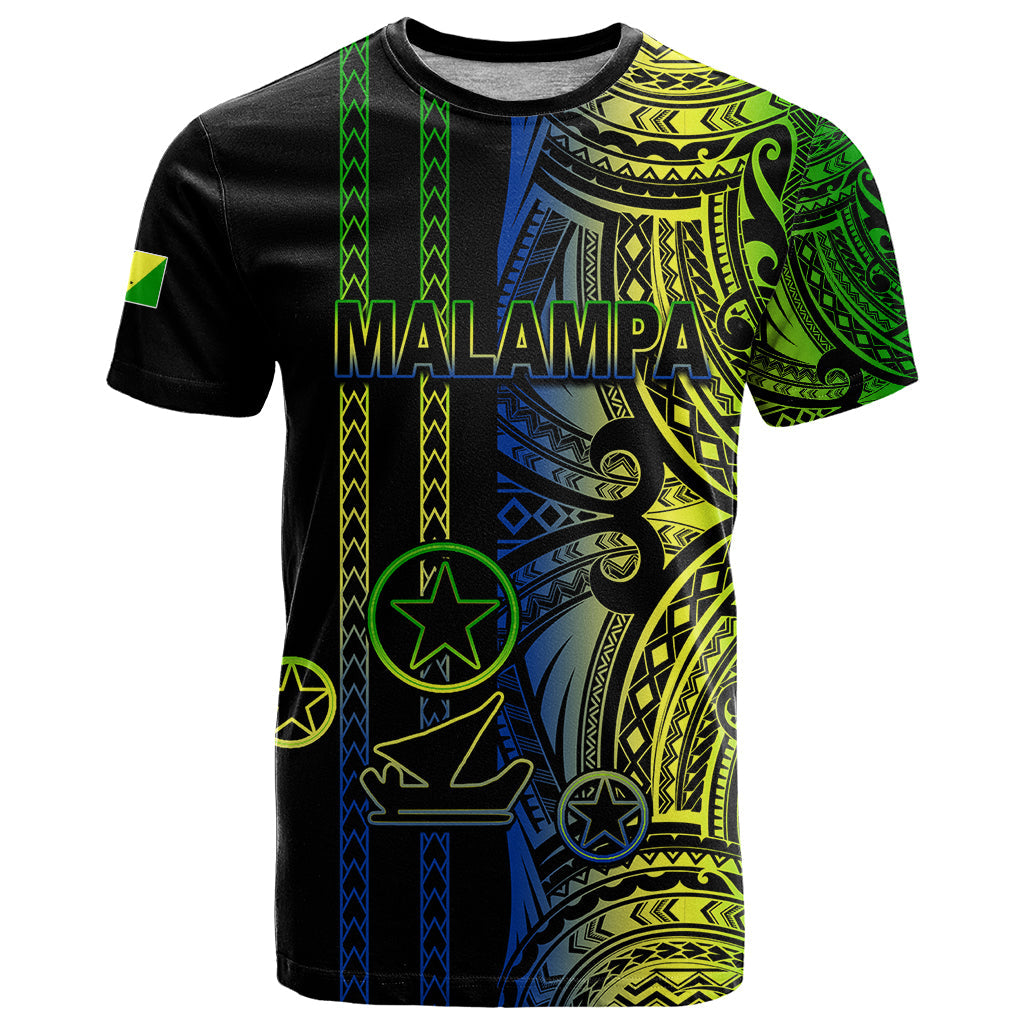 Custom Vanuatu Malampa T-Shirt Polynesian Tribal Graphic Tee