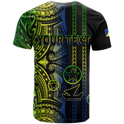 Custom Vanuatu Malampa T-Shirt Polynesian Tribal Graphic Tee