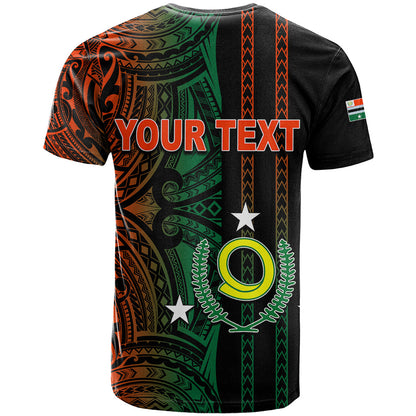 Custom Vanuatu Penama T-Shirt Polynesian Tribal Graphic Tee