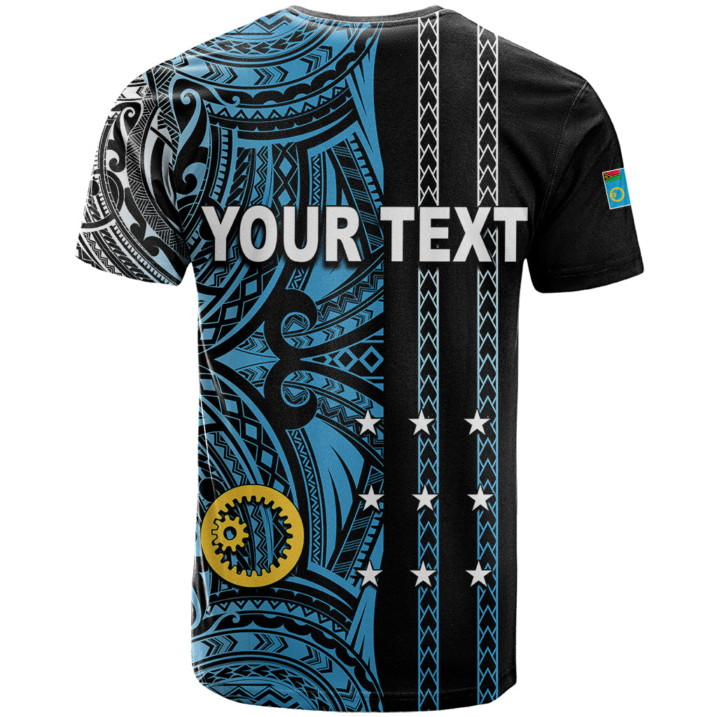 Custom Vanuatu Sanma T-Shirt Polynesian Tribal Graphic Tee