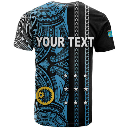 Custom Vanuatu Sanma T-Shirt Polynesian Tribal Graphic Tee