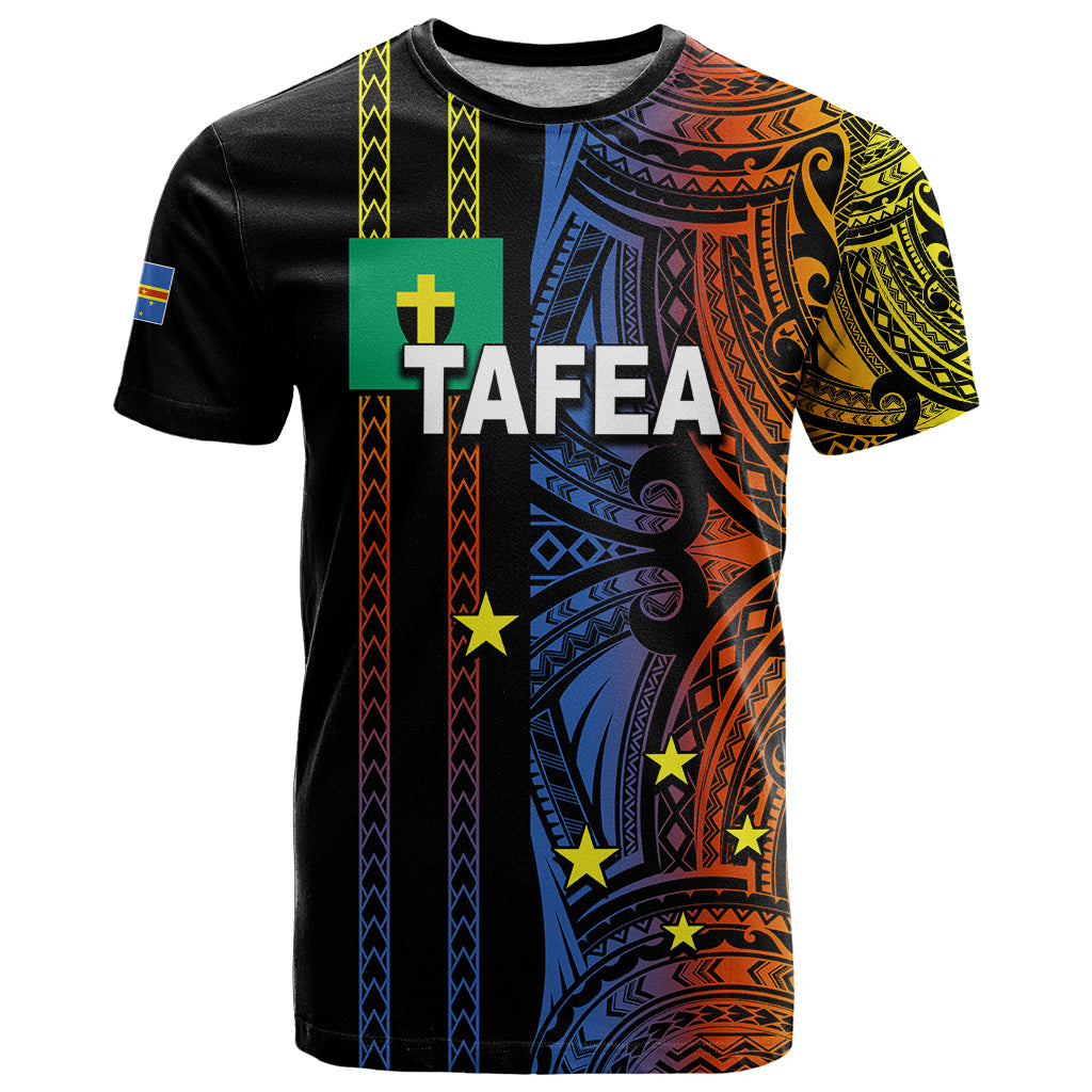 Custom Vanuatu Tafea T-Shirt Polynesian Tribal Graphic Tee