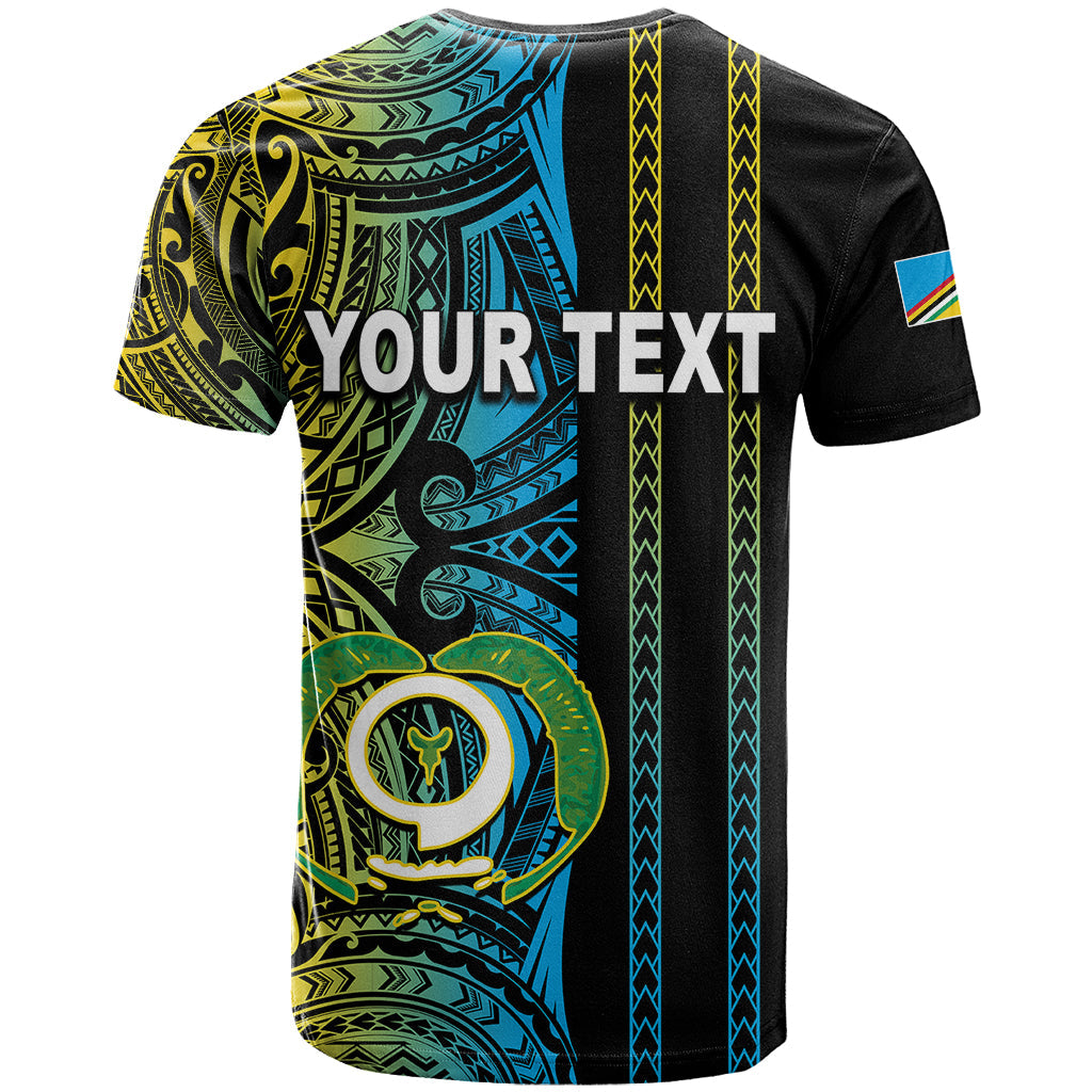 Custom Vanuatu Torba T-Shirt Polynesian Tribal Graphic Tee