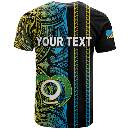Custom Vanuatu Torba T-Shirt Polynesian Tribal Graphic Tee