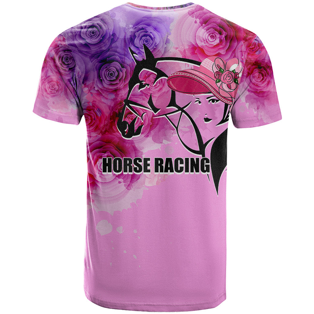 Kentucky Horse Racing T-Shirt Derby Girl Pink Style Graphic Tee