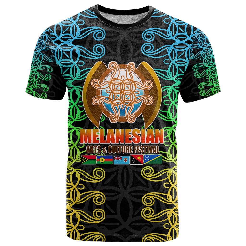 Melanesian Festival T-Shirt Tribal Patterns Graphic Tee