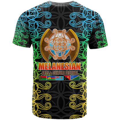 Melanesian Festival T-Shirt Tribal Patterns Graphic Tee